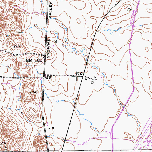 Topographic Map of Violet (historical), CA