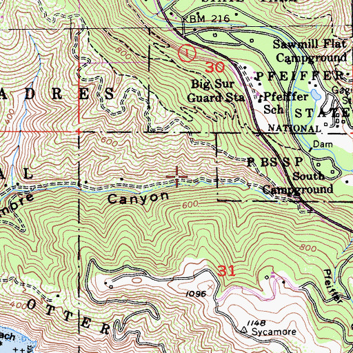 Topographic Map of Majestic School (historical), CA