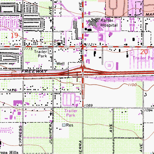 Topographic Map of Ailsa (historical), CA