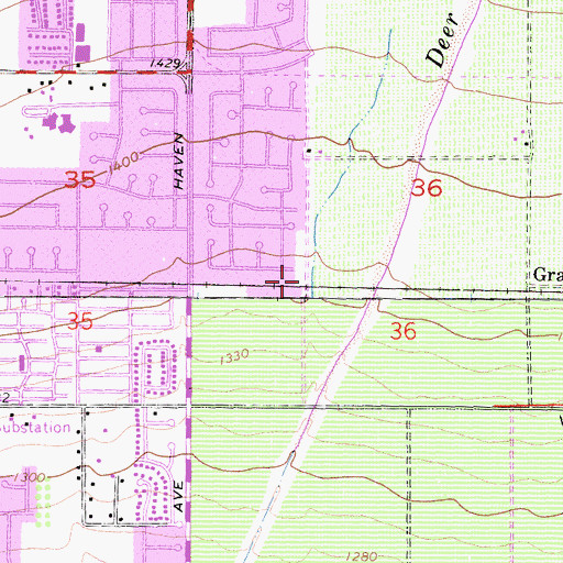 Topographic Map of Las Uvas (historical), CA