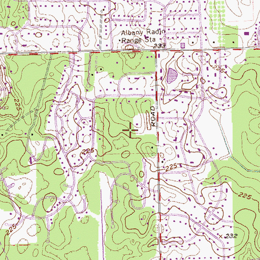 Topographic Map of Plantation Hills, GA