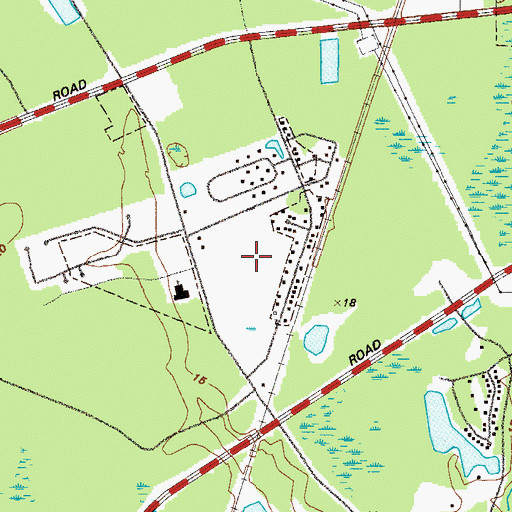 Topographic Map of Mission Trace, GA