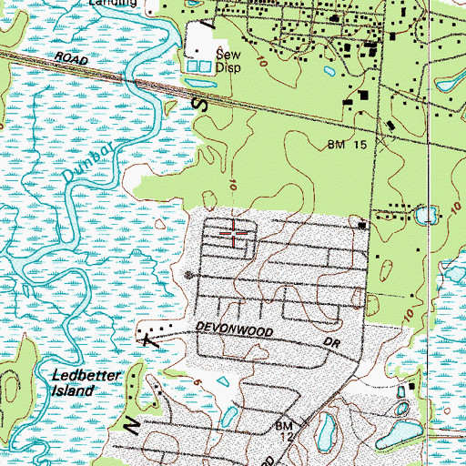Topographic Map of El Dorado, GA