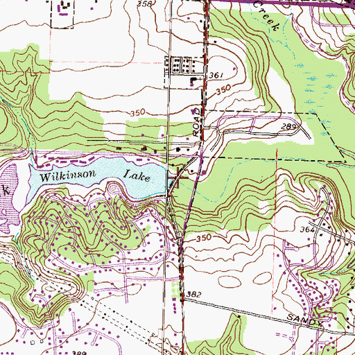 Topographic Map of Feagan Mill (historical), GA