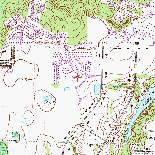 Topographic Map of Idlewood Acres, GA