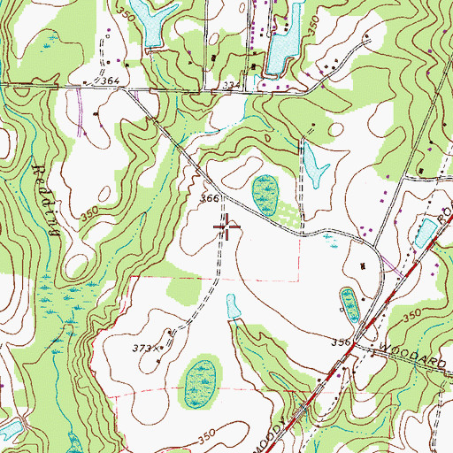 Topographic Map of South Springs, GA