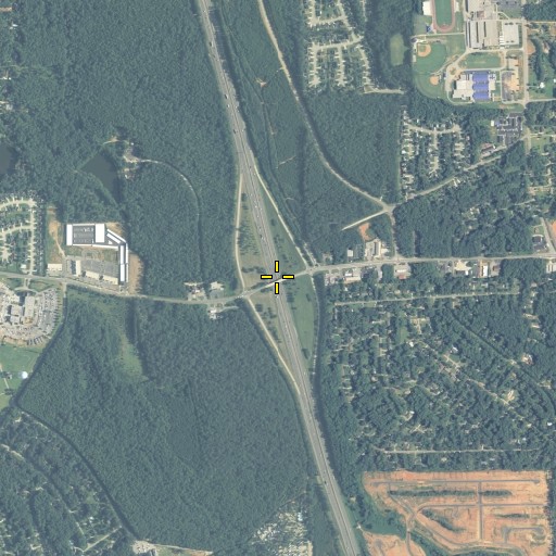 Aerial/Satellite Image of Exit 72, GA