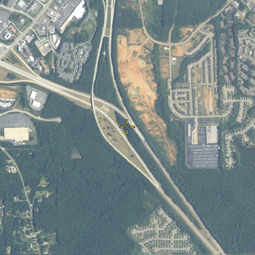 Aerial/Satellite Image of Exit 74, GA