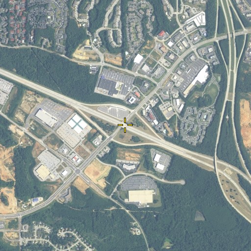 Aerial/Satellite Image of Interchange 75, GA