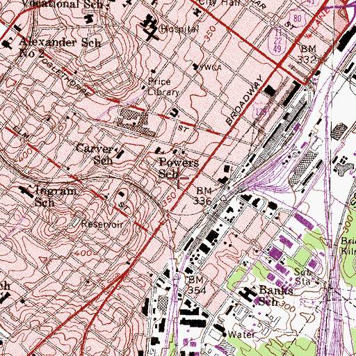 Topographic Map of Church of the Lord Jesus Christ of the Apostolic Faith, GA