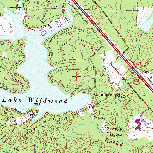 Topographic Map of Dixie, GA