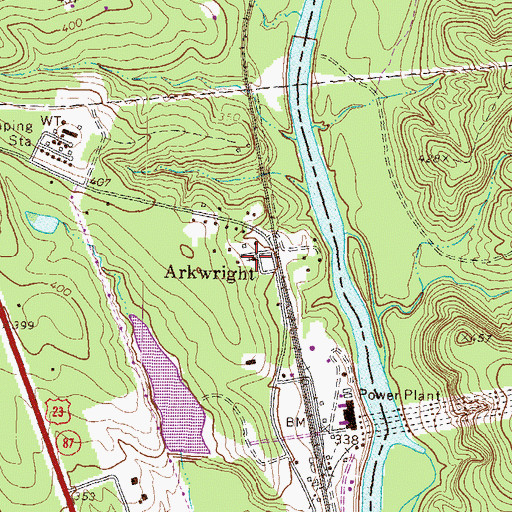 Topographic Map of Park Memorial United Methodist Church, GA
