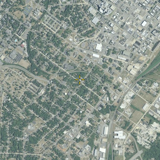 Aerial/Satellite Image of Second Baptist Church, GA