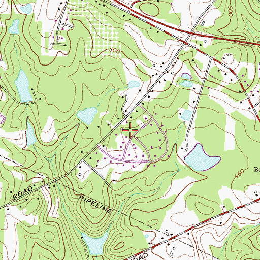 Topographic Map of West Point, GA