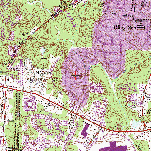 Topographic Map of Westminister, GA