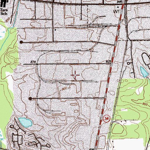 Topographic Map of Atlanta Southern Industrial Park, GA
