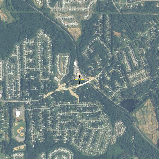 Aerial/Satellite Image of Rex Post Office, GA