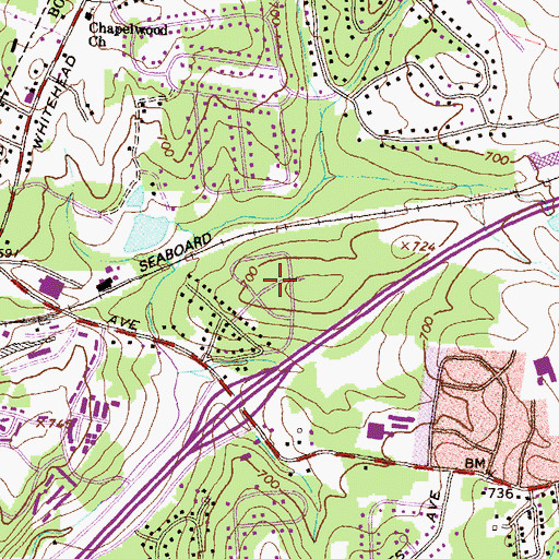 Topographic Map of Elder, GA