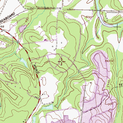 Topographic Map of Huntington Park, GA