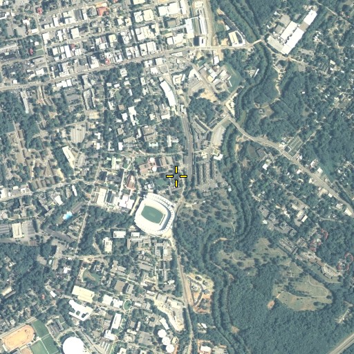 Aerial/Satellite Image of Payne Hall, GA