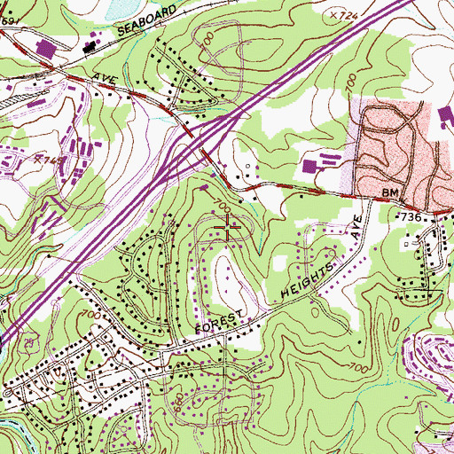 Topographic Map of Tara Way, GA