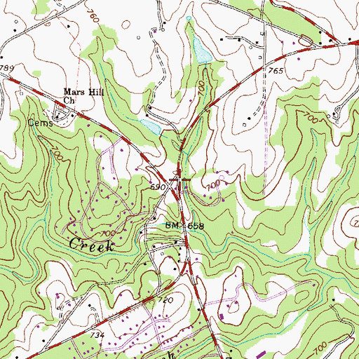 Topographic Map of Hodges Mill (historical), GA