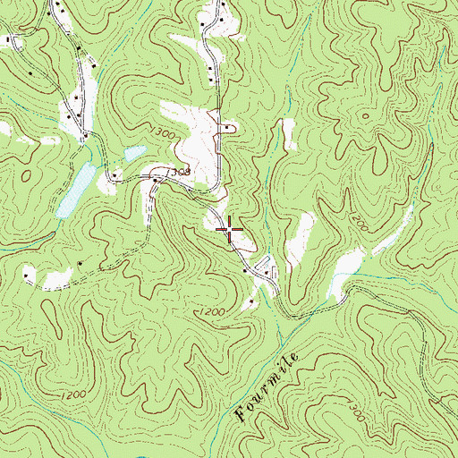Topographic Map of Federal School (historical), GA