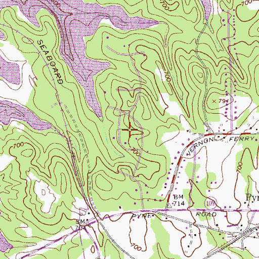 Topographic Map of Lakeshore Estates, GA