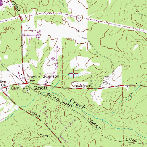 Topographic Map of Lake Forest, GA