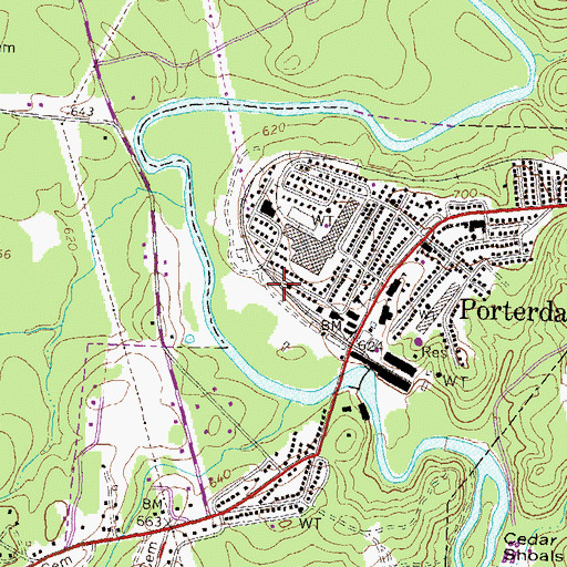 Topographic Map of Gospel Tabernacle United Pentecostal Church, GA