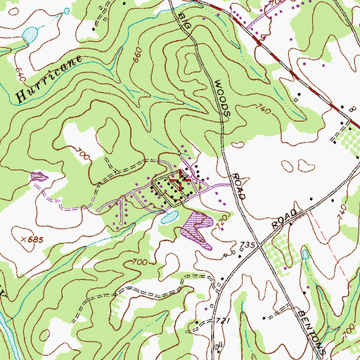 Topographic Map of Jamestown, GA