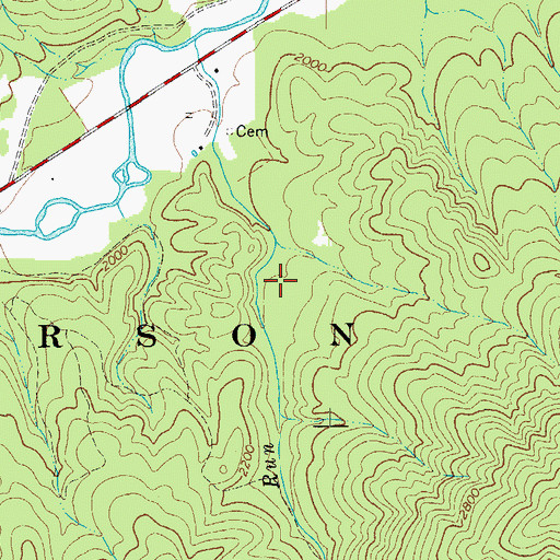 Topographic Map of Bethel Church (historical), VA