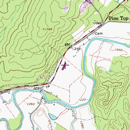 Topographic Map of McCleary Elementary School, VA