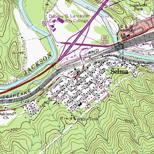 Topographic Map of Church of the Brethren, VA