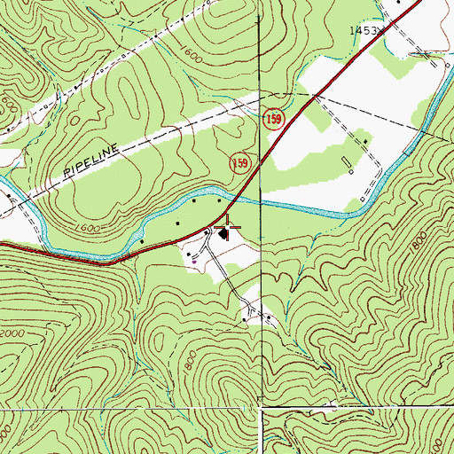 Topographic Map of Dunlap School (historical), VA
