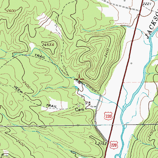 Topographic Map of Riverview Church (historical), VA