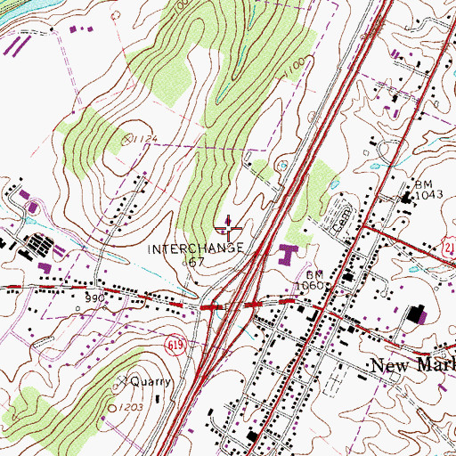 Topographic Map of Apostolic Lighthouse Tabernacle, VA