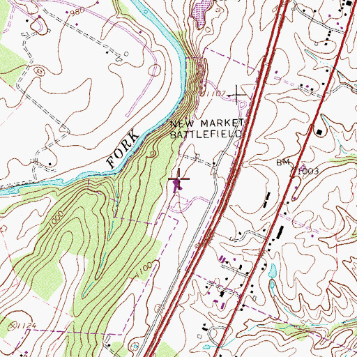 Topographic Map of Hall of Valor Civil War Museum, VA