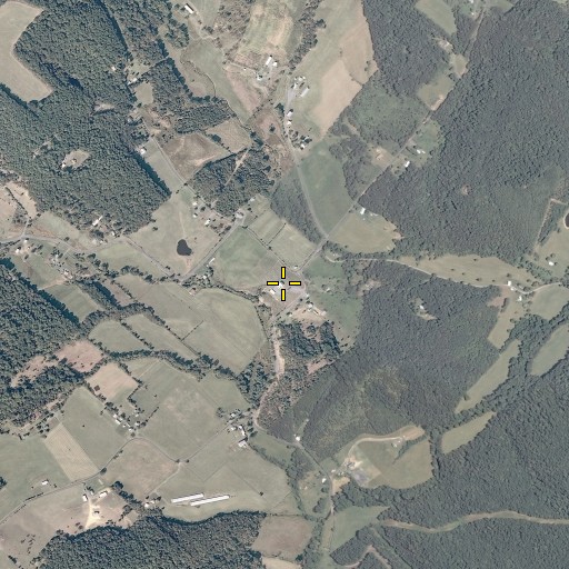 Aerial/Satellite Image of Saint Pauls Cemetery, VA