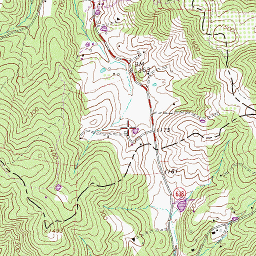 Topographic Map of Grassland Farm, VA