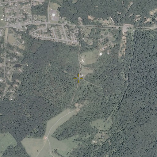 Aerial/Satellite Image of Warren County Environmental Study Area, VA