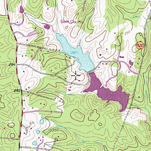 Topographic Map of Broad Run, VA