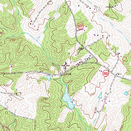 Topographic Map of Fair Woods, VA