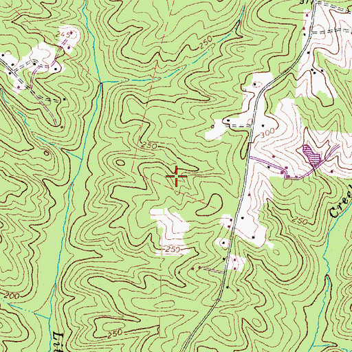 Topographic Map of Goochland County, VA
