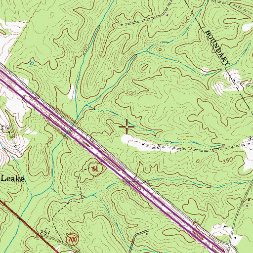 Topographic Map of Jackson Memorial School (historical), VA