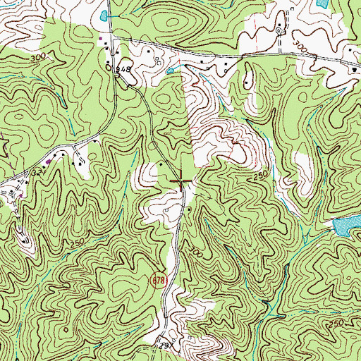 Topographic Map of James River Landing, VA
