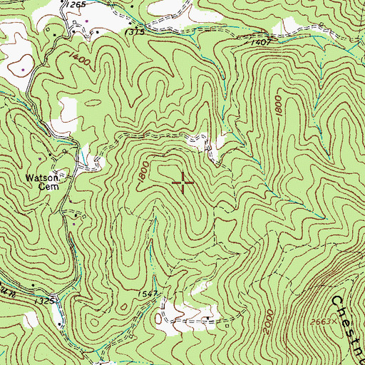 Topographic Map of Lone Field Hill, VA