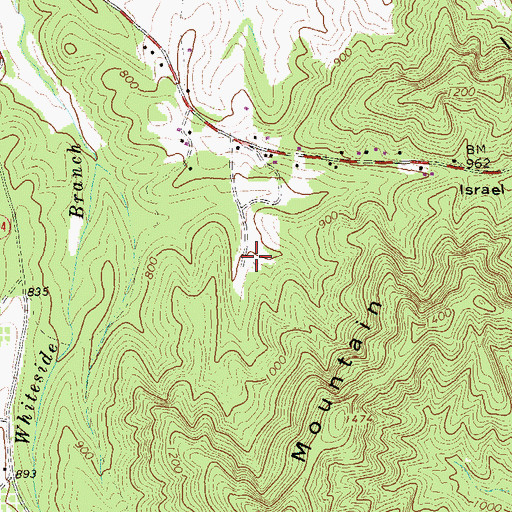 Topographic Map of Boxwood Lawn, VA