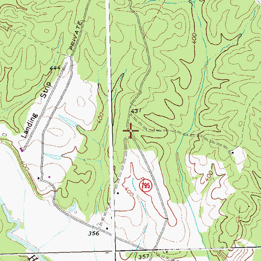 Topographic Map of Mount Air Church (historical), VA