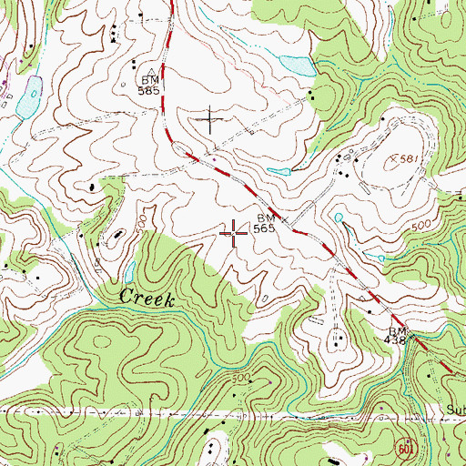 Topographic Map of Inglecress, VA